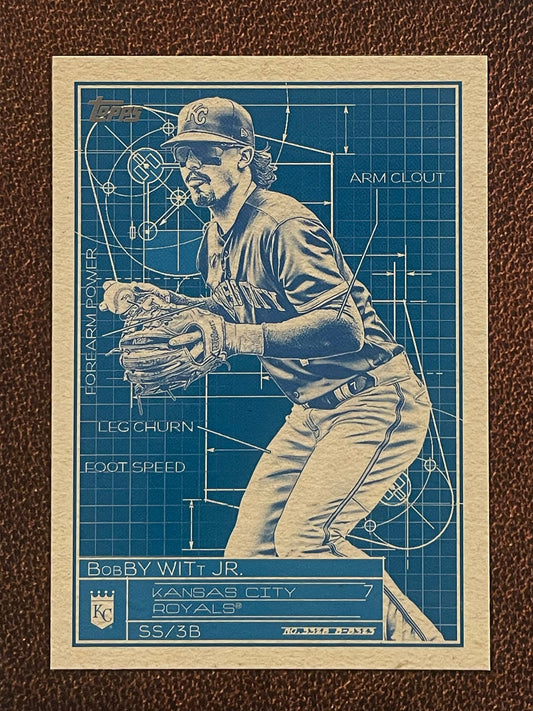 Bobby Witt Jr. - 2024 Topps Series 1 - Superstar Blueprint - Royals