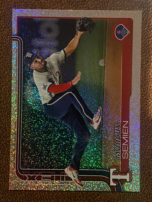 Marcus Semien - 2025 Topps Series 2 - Sandglitter - Rangers