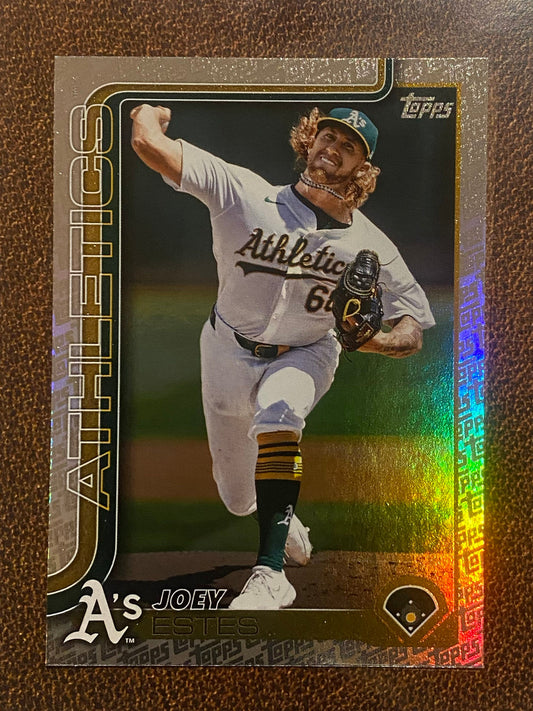 Joey Estes - 2025 Topps Series 2 - Fanatics Exclusive Topps Foil Border - Athletics