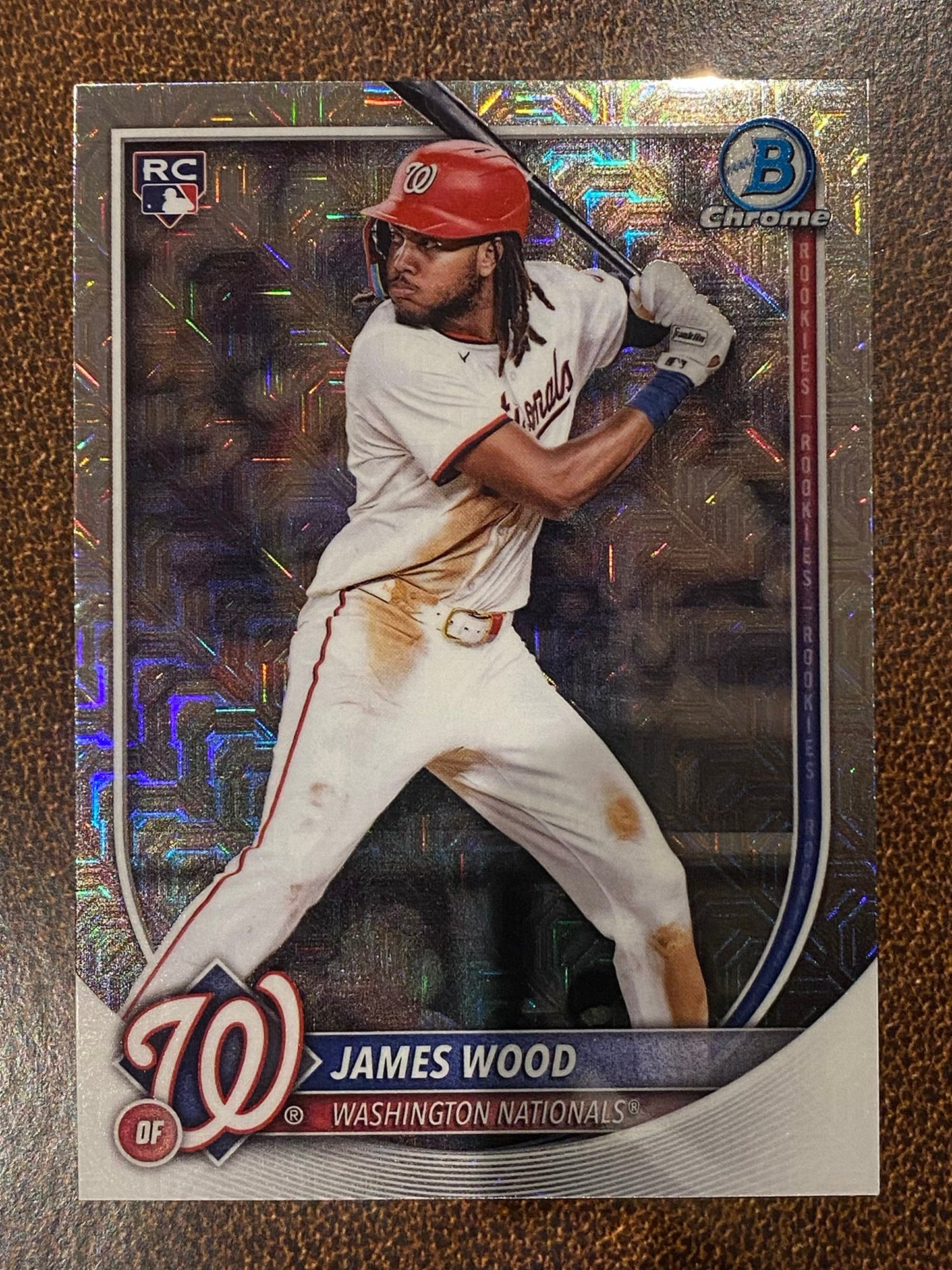 James Wood - 2025 Bowman Chrome - Mojo Rookie - Nationals