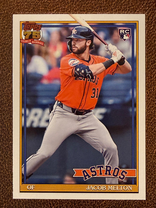 Jacob Melton - 2026 Topps Series 1 - 1991 Insert - Astros