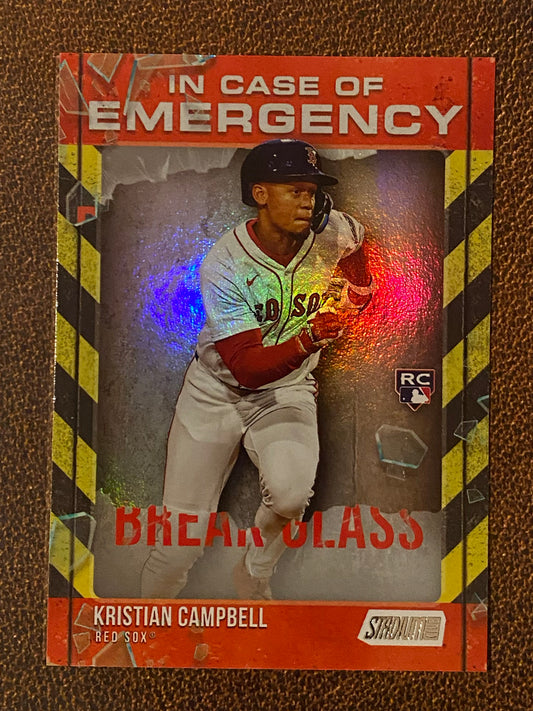 Kristian Campbell - 2025 Topps Stadium Club - Break Glass Insert - Red Sox
