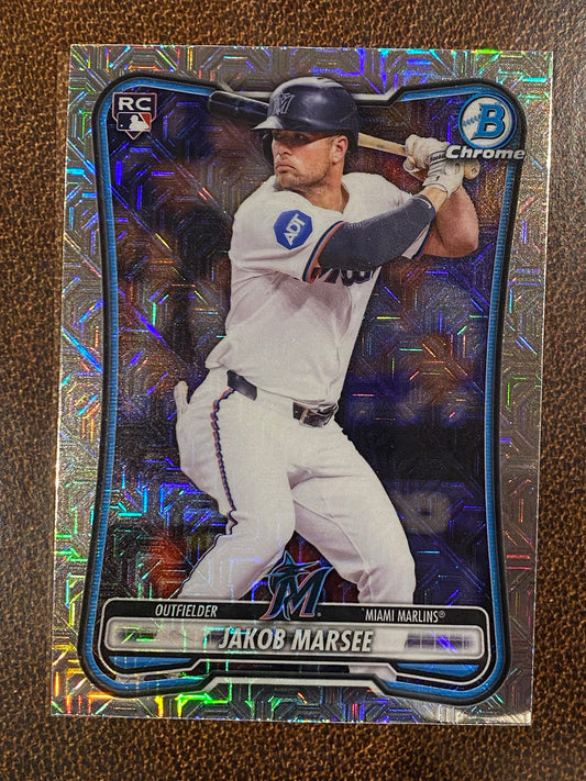Jakob Marsee - 2026 Bowman - Rookie MOJO Refractor - Marlins