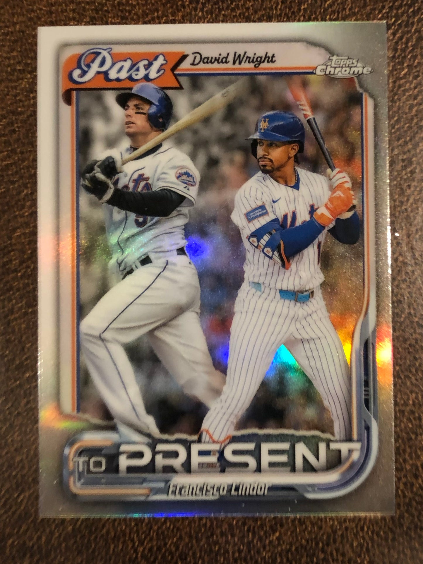 Francisco Lindor - 2026 Topps Chrome - Past to Present Insert - Mets