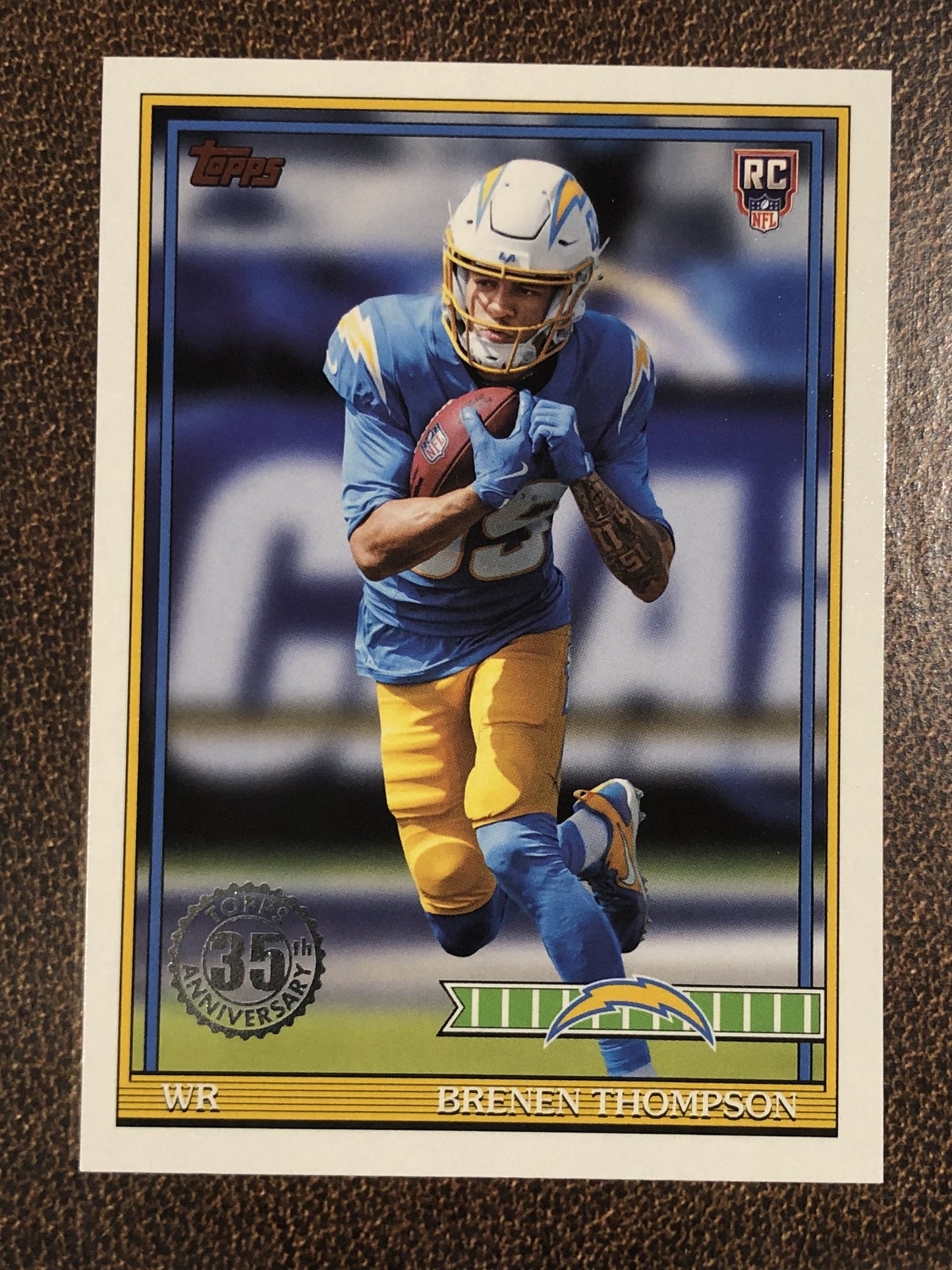 Brenen Thompson - 2026 Topps Flagship - 1991 Insert - Chargers