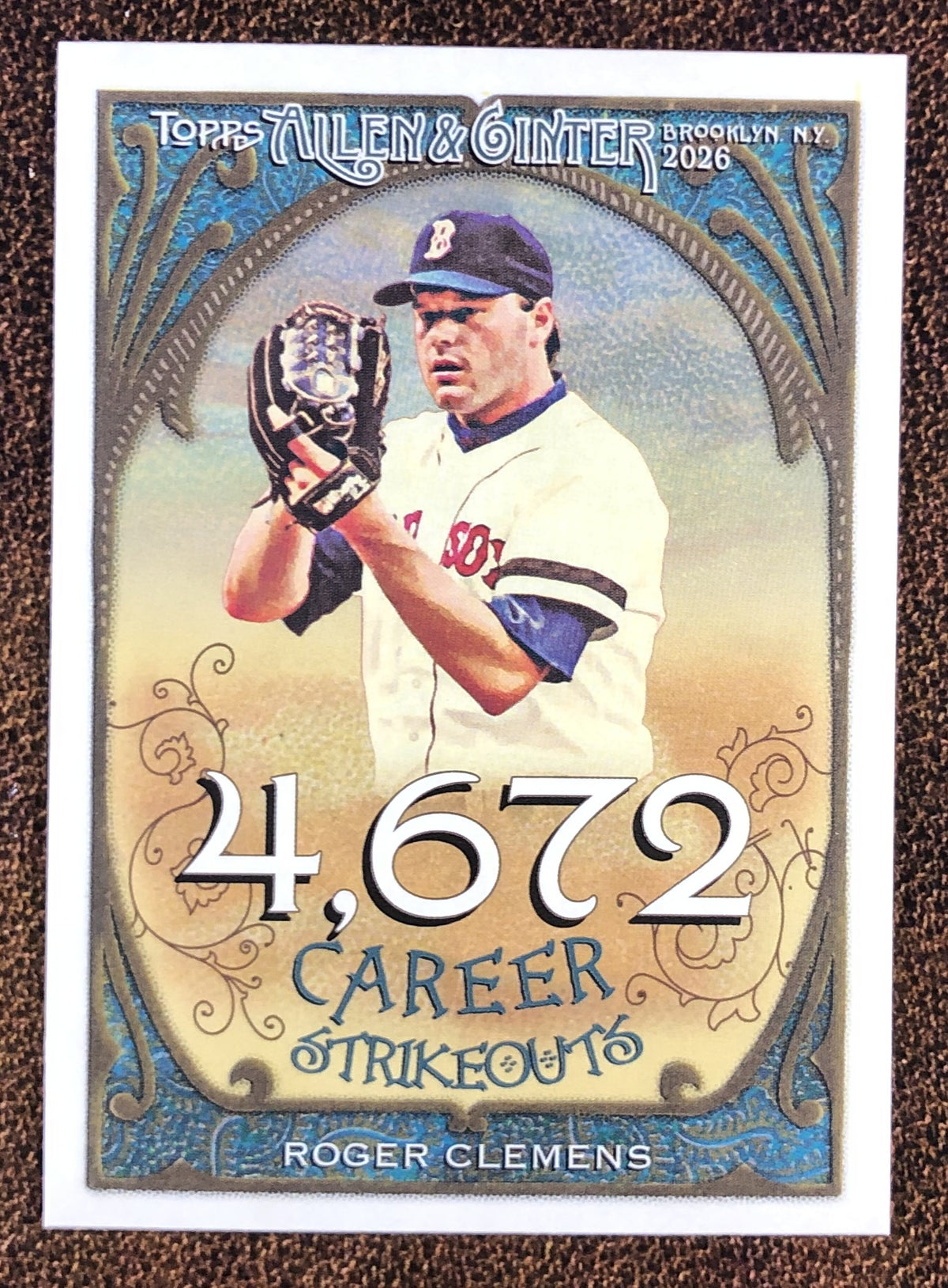 Roger Clemens - 2026 Topps Allen & Ginter - Career Insert (CR-40) - Red Sox