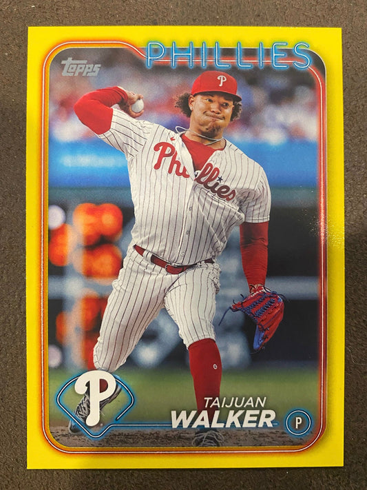 Taijuan Walker - 2024 Topps Series 2 - Yellow Parallels - Phillies