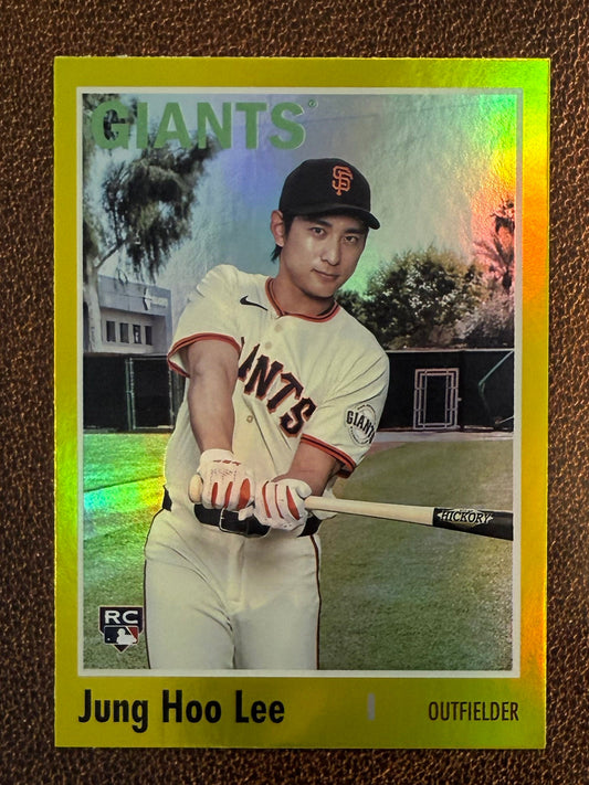 Jung Hoo Lee - 2024 Topps Archives - Yellow Foil - Giants