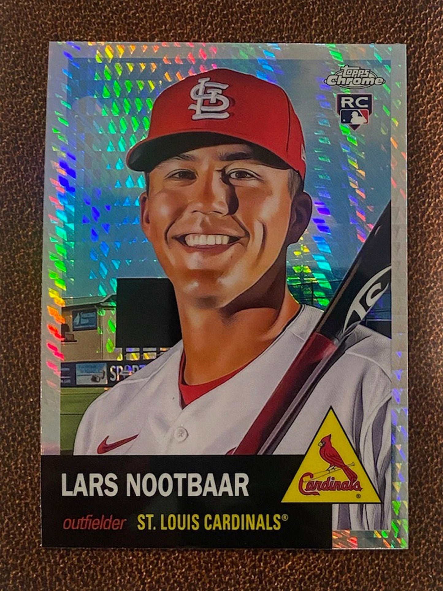 Lars Nootbaar - 2022 Topps Chrome Platinum Anniversary - Prism Refractor - Cardinals