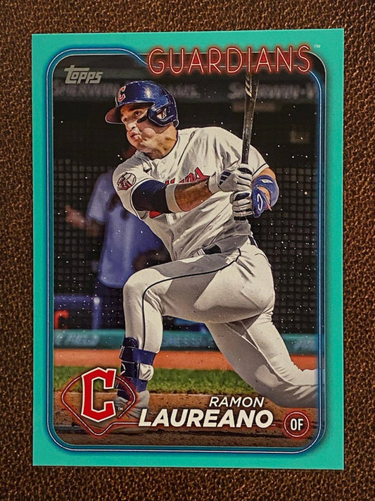 Ramon Laureano - 2024 Topps Series 2 - Aqua Parallel - Guardians