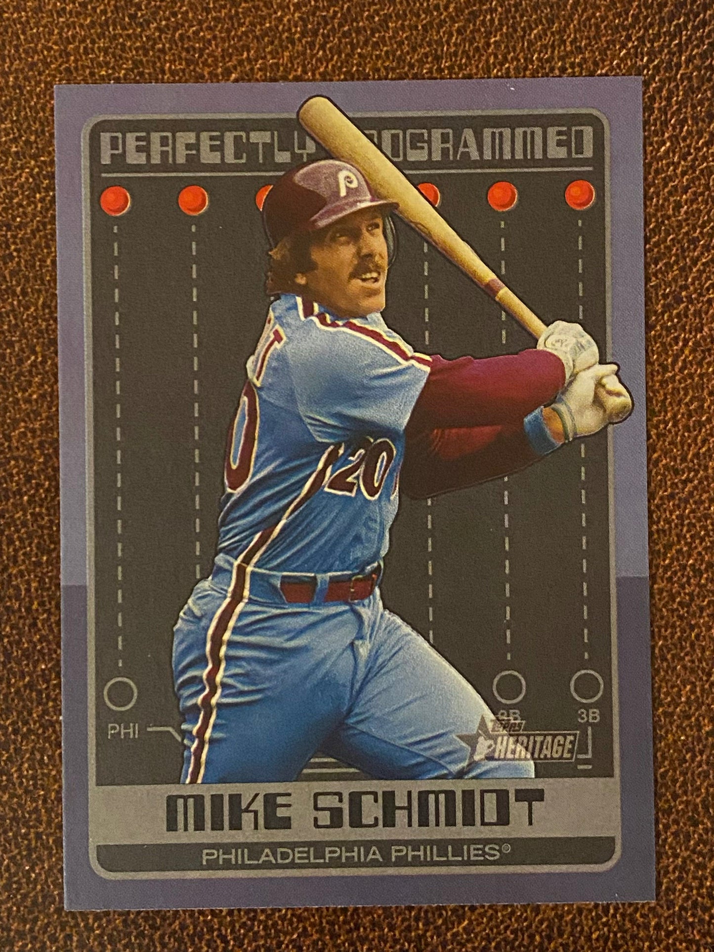 Mike Schmidt - 2024 Topps Heritage High Number - Perfectly Programmed - Phillies
