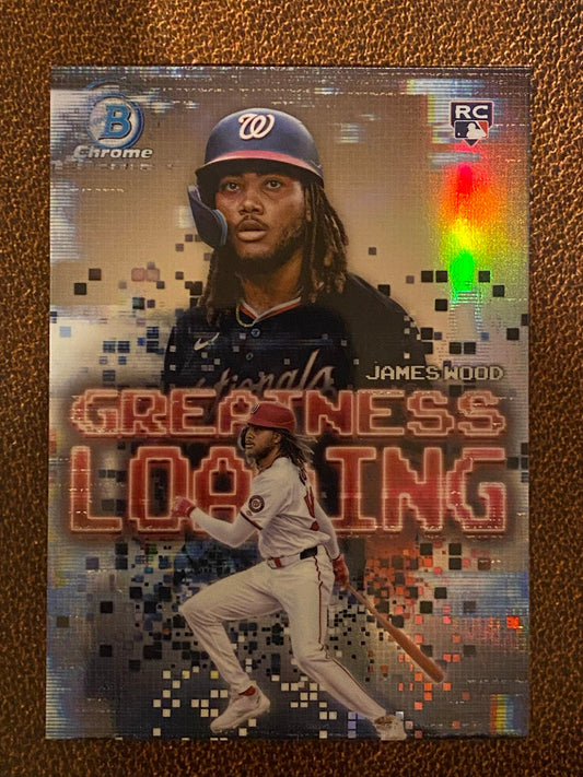 James Wood - 2025 Bowman - Greatness Loading - Nationals