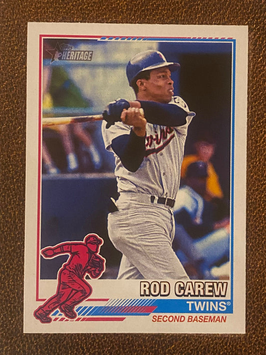 Rod Carew - 2025 Topps Heritage - Redefined Insert - Twins