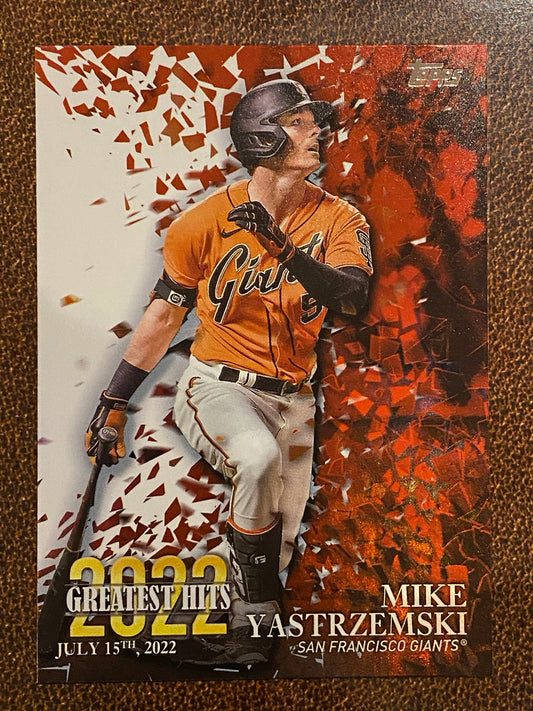 Mike Yastrzemski - 2023 Topps Series 1 - Greatest Hit Inserts - Giants
