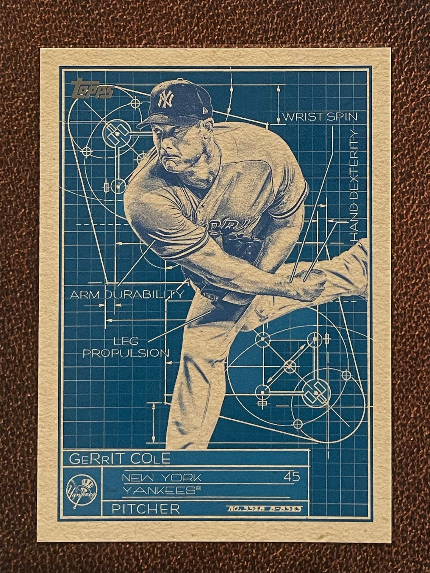 Gerrit Cole - 2024 Topps Series 1 - Superstar Blueprint - Yankees