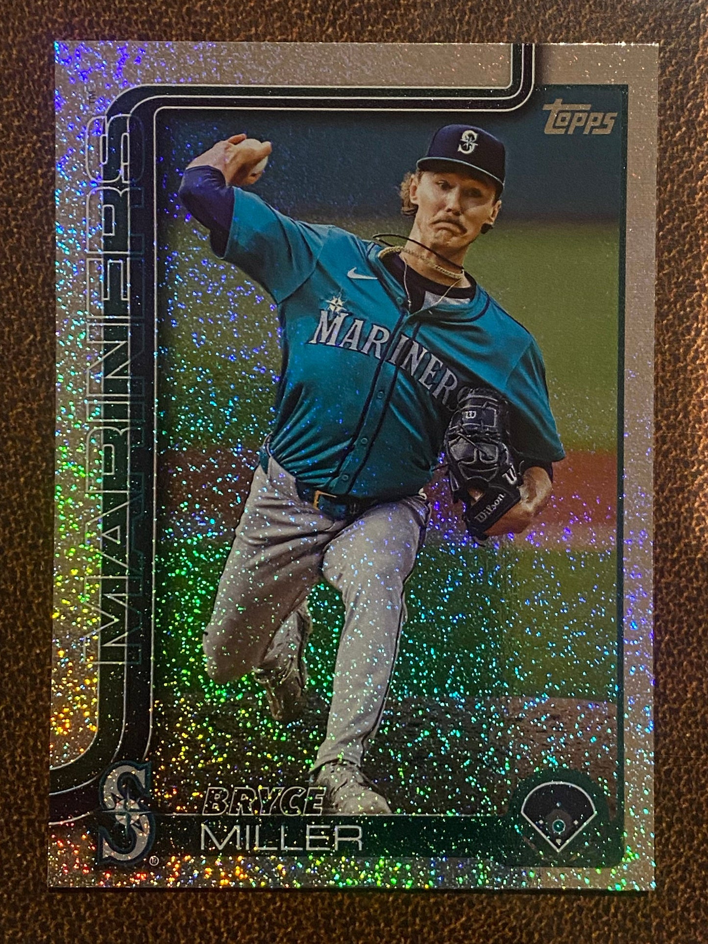 Bryce Miller - 2025 Topps Series 2 - Sandglitter - Mariners