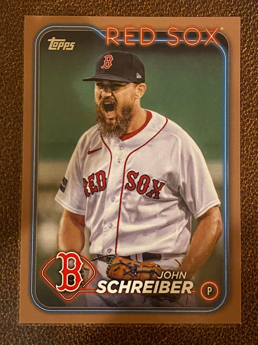 John Schreiber - 2024 Topps Series 2 - Gold /2024 - Red Sox