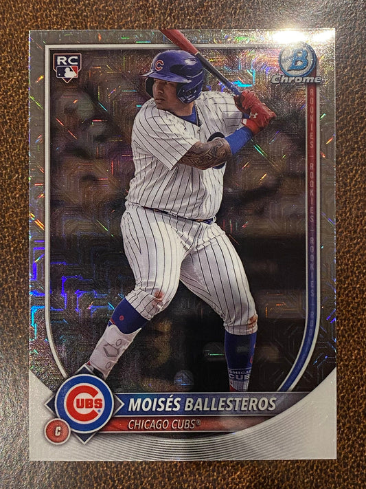 Moises Ballesteros - 2025 Bowman Chrome - Mojo Rookie - Cubs