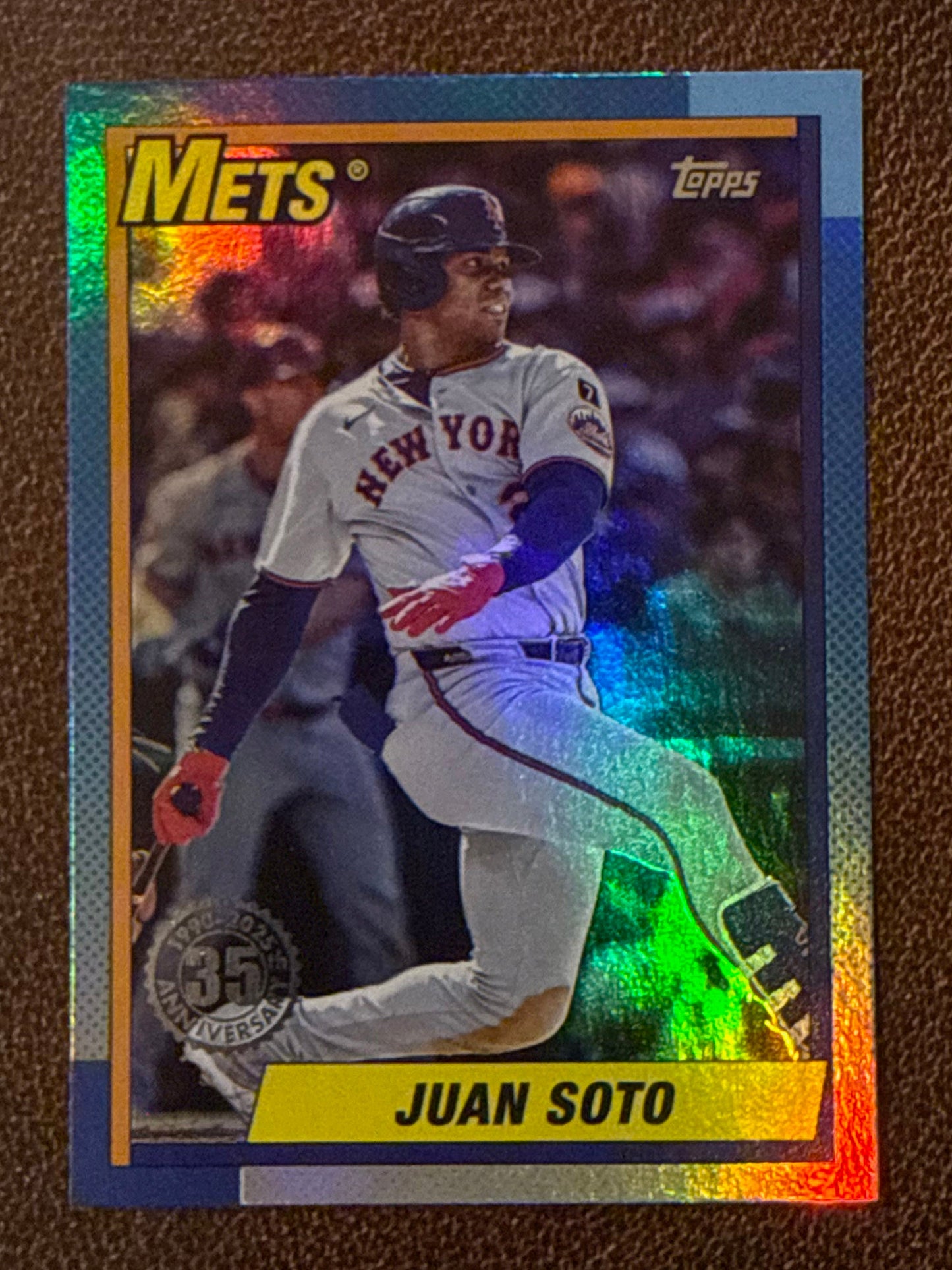 Juan Soto - 2025 Topps Update - 1990 Foil Insert - Mets