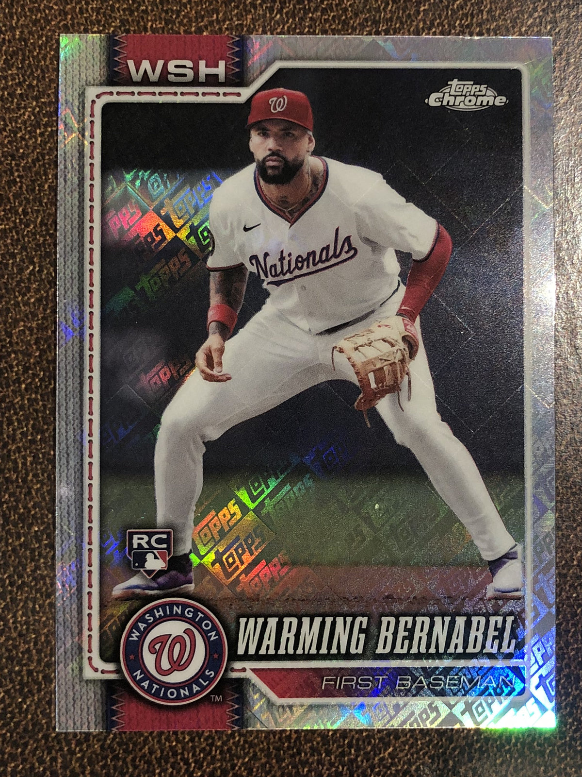 Warming Bernabel - 2026 Topps Chrome - Fanatics Topps Foil - Nationals