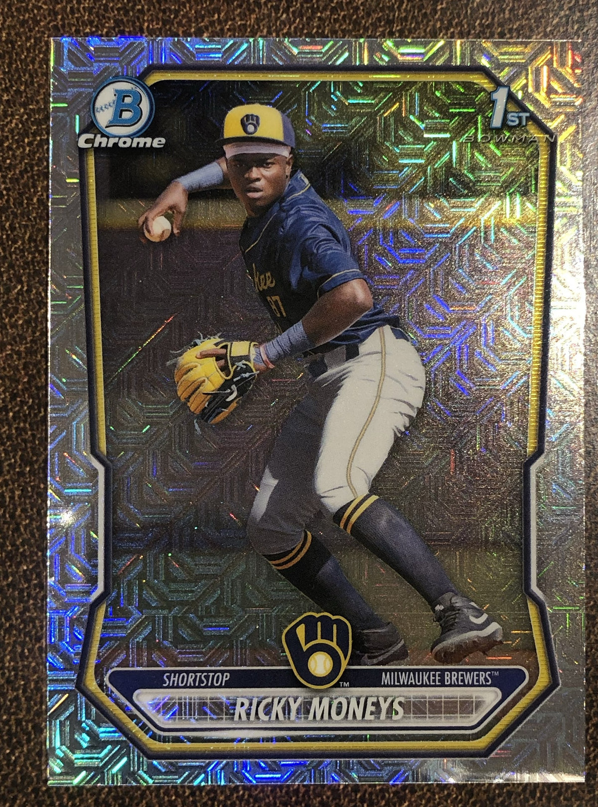 Ricky Moneys - 2026 Bowman Chrome - 1st Bowman MOJO - Brewers