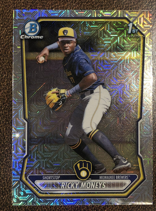 Ricky Moneys - 2026 Bowman Chrome - 1st Bowman MOJO - Brewers
