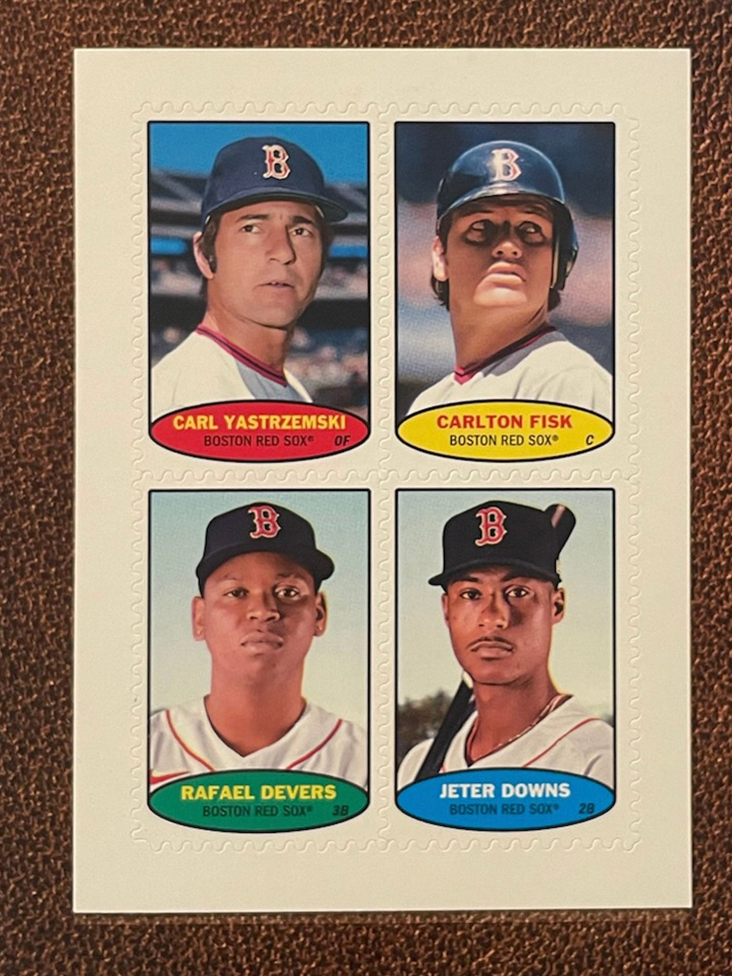 Red Sox Stamp - 2023 Topps Heritage - Stamp - Red Sox