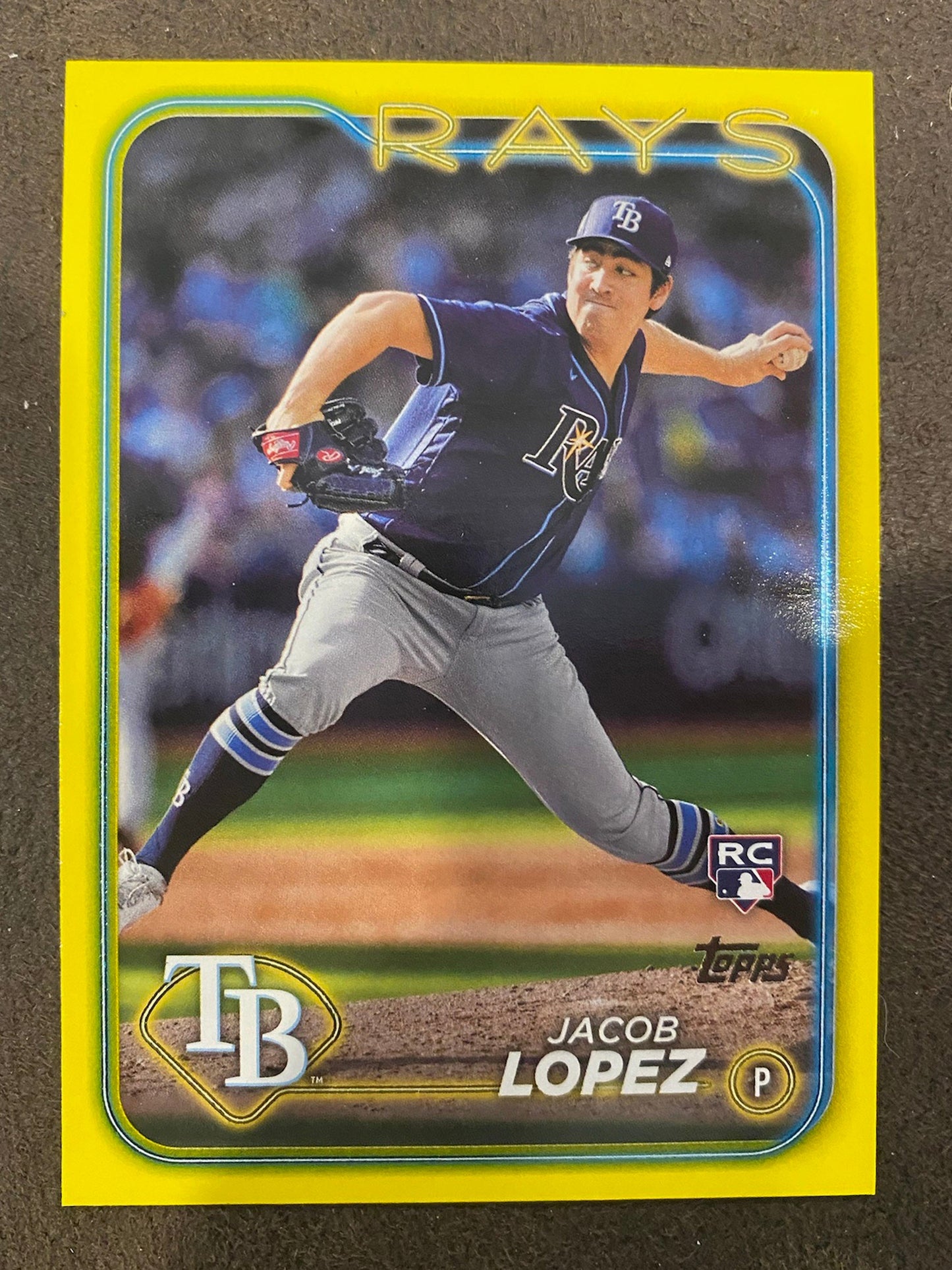 Jacob Lopez - 2024 Topps Series 2 - Yellow Parallels - Rays