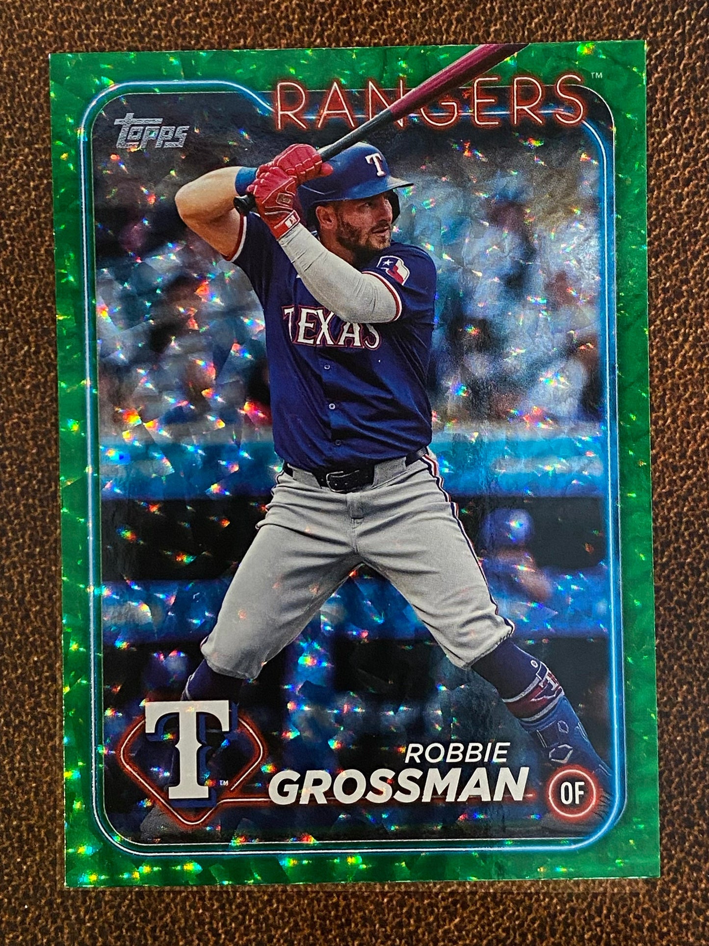 Robbie Grossman - 2024 Topps Update - Green Foil /499 - Rangers