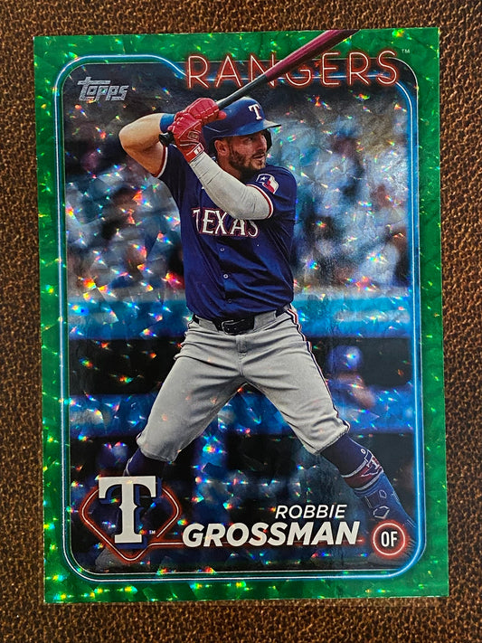 Robbie Grossman - 2024 Topps Update - Green Foil /499 - Rangers