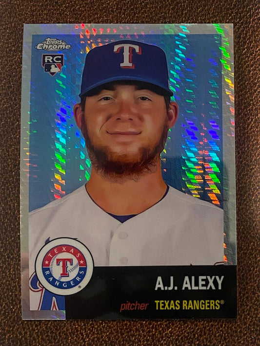 A.J. Alexy - 2022 Topps Chrome Platinum Anniversary - Prism Refractor - Rangers