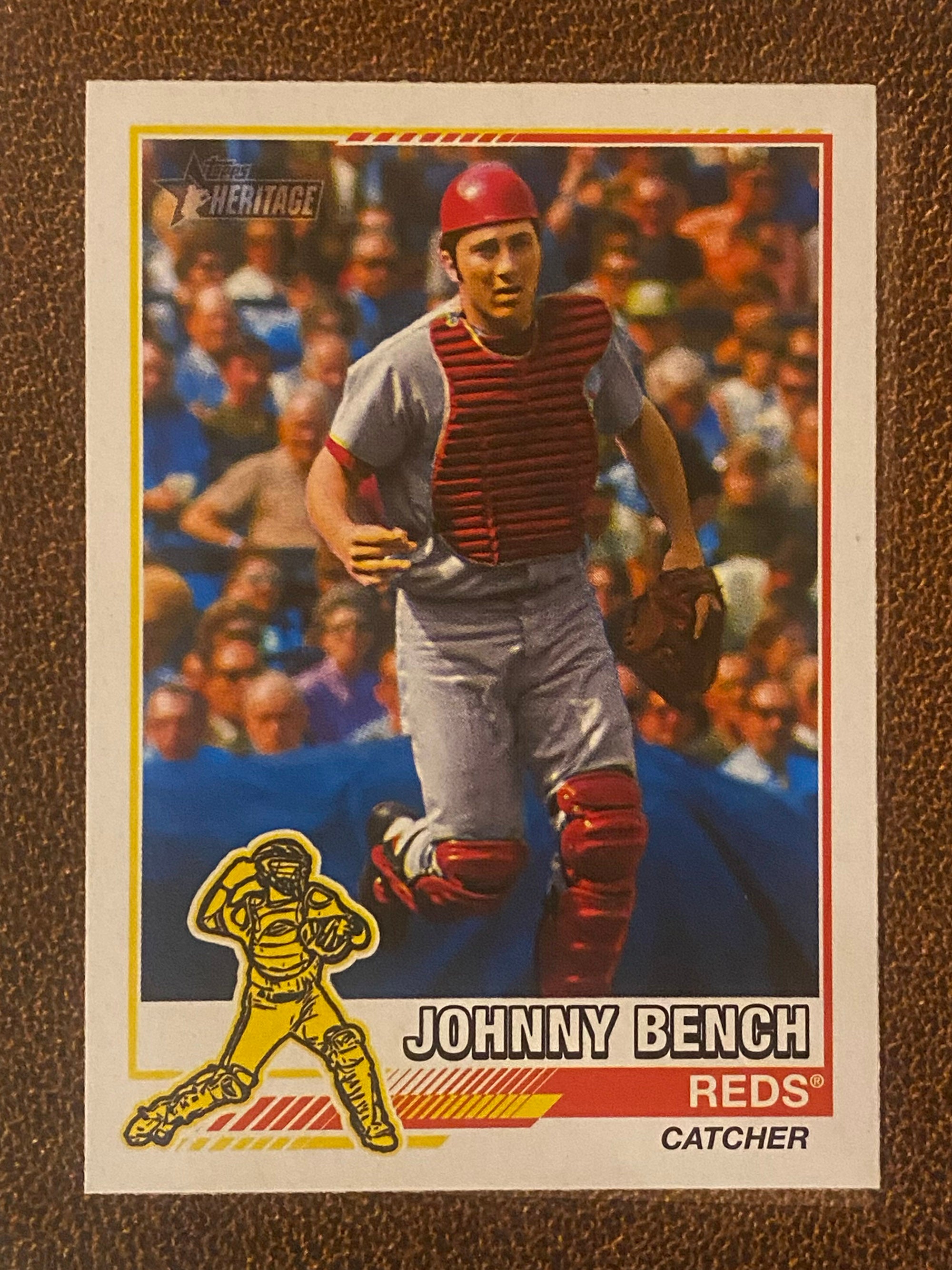 Johnny Bench - 2025 Topps Heritage - Redefined Insert - Reds – Western ...