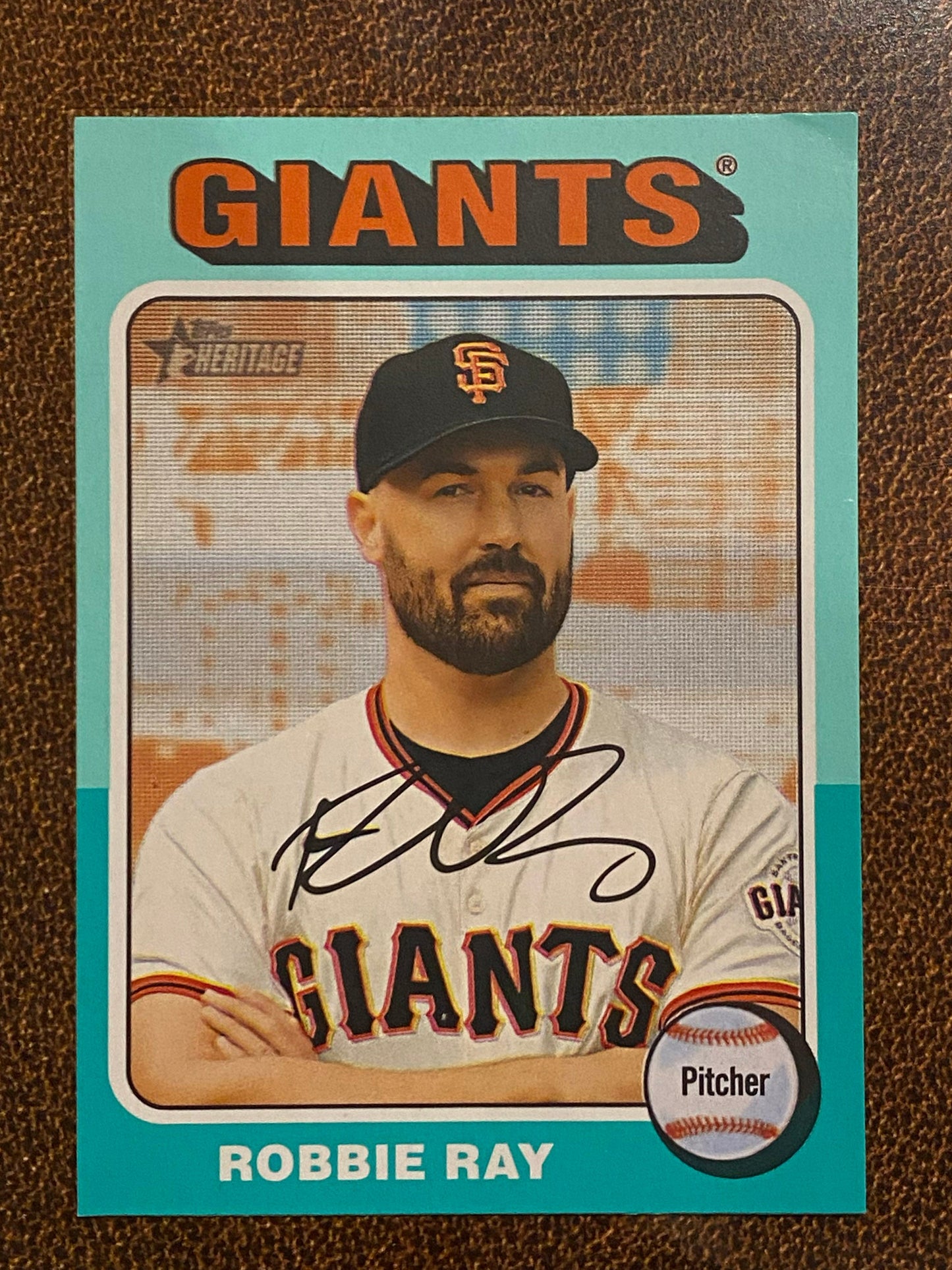 Robbie Ray - 2024 Topps Heritage High Number - Aqua Border - Giants