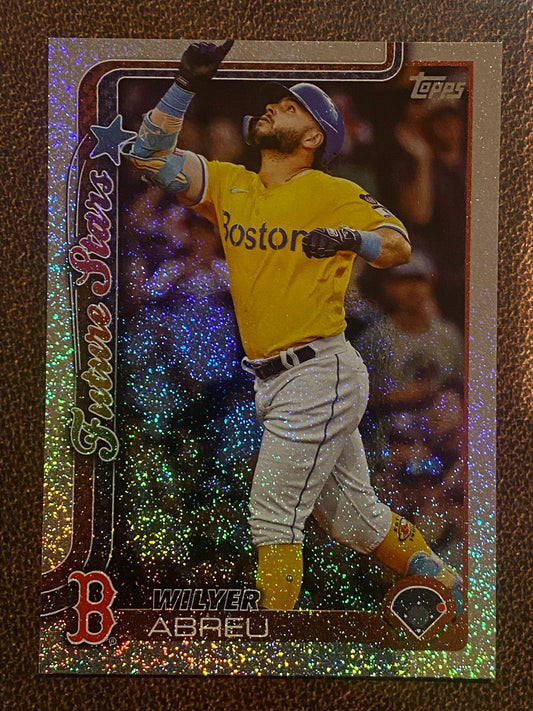 Wilyer Abreu - 2025 Topps Series 2 - Sandglitter - Red Sox