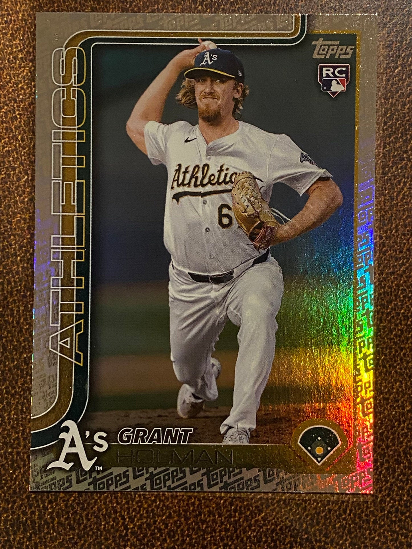Grant Holman - 2025 Topps Series 2 - Fanatics Exclusive Topps Foil Border - Athletics