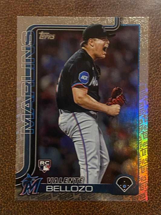 Valente Bellozo - 2025 Topps Series 2 - Fanatics Exclusive Topps Foil Border - Marlins