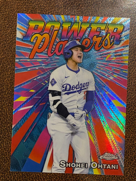 Shohei Ohtani - 2025 Topps Chrome - Power Players - Dodgers