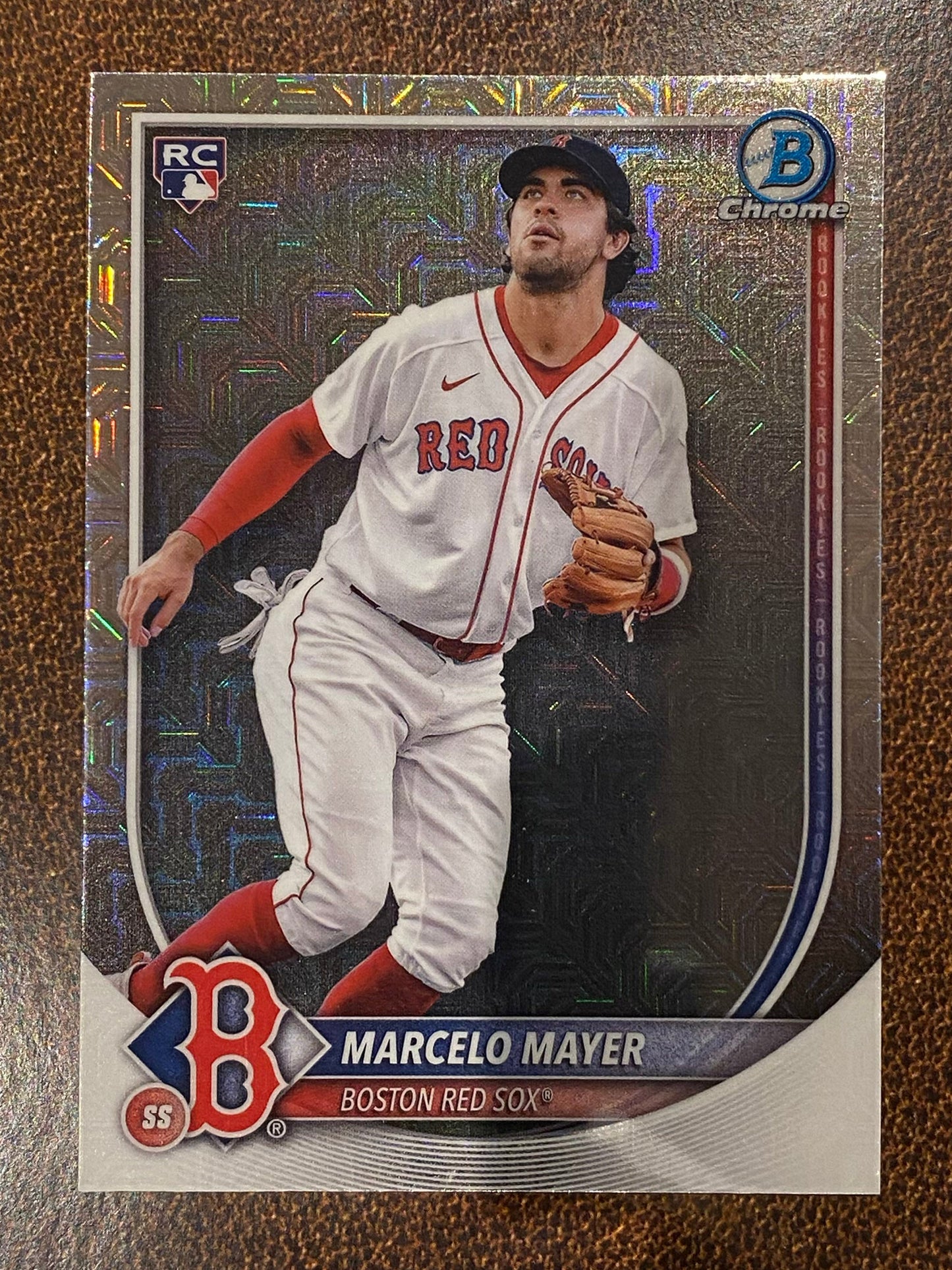 Marcelo Mayer - 2025 Bowman Chrome - Mojo Rookie - Red Sox