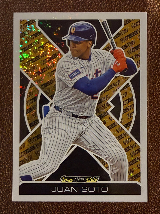 Juan Soto - 2025 Topps Update - Black Gold Insert - Mets