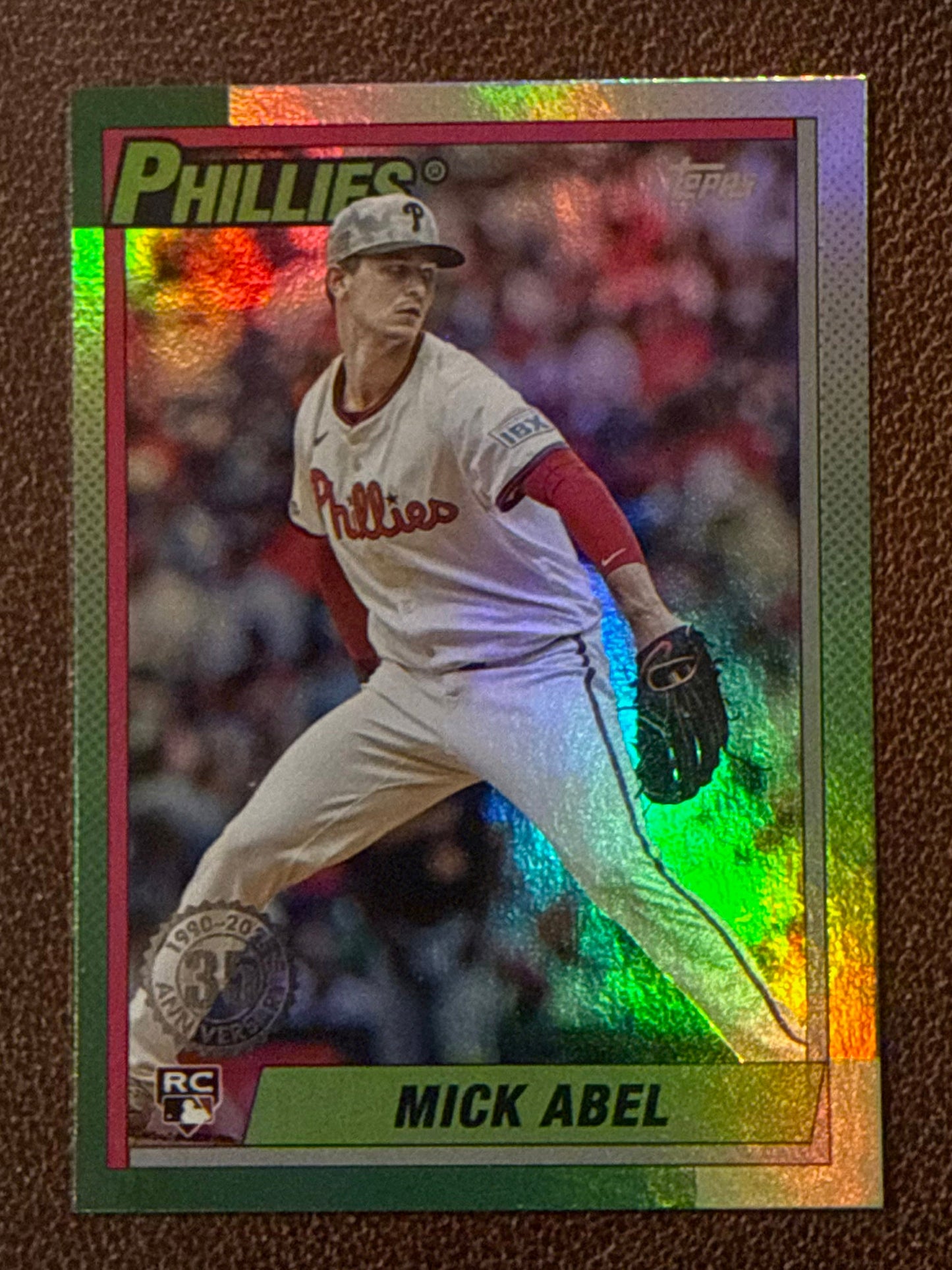 Mick Abel - 2025 Topps Update - 1990 Foil Insert - Phillies