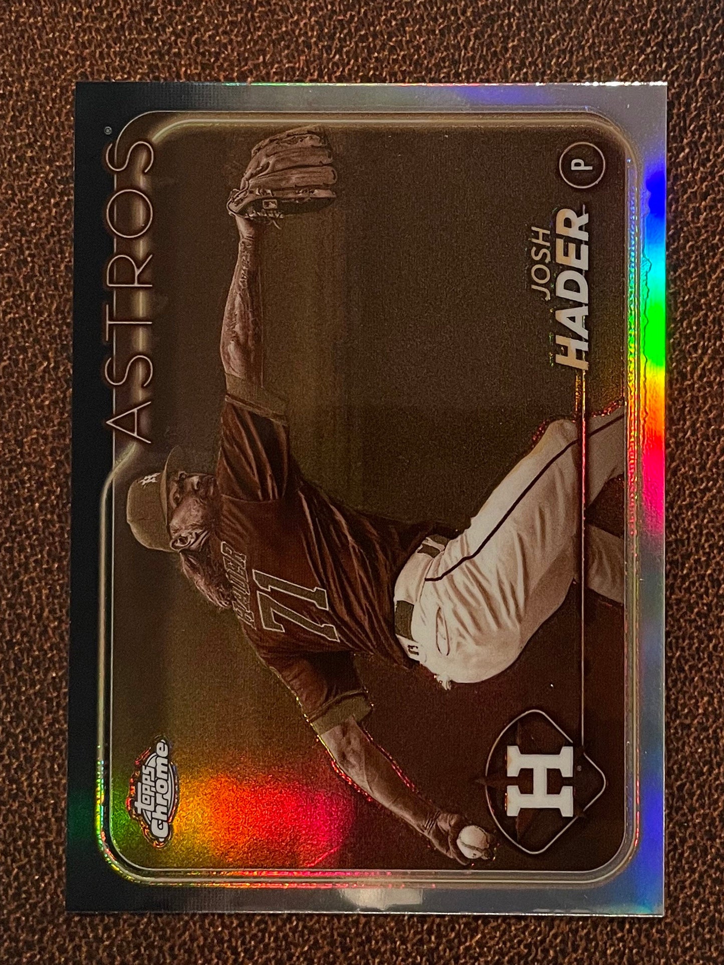 Josh Hader - 2024 Topps Chrome - Sepia Refractor - Astros