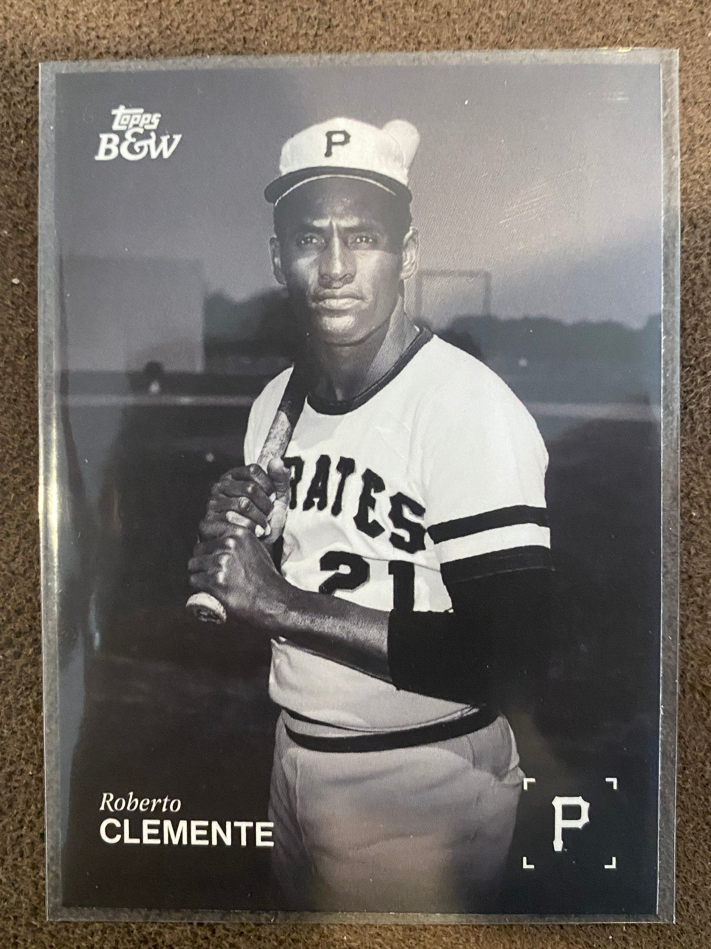 Roberto Clemente - 2025 Topps Black & White - Legend SP - Pirates