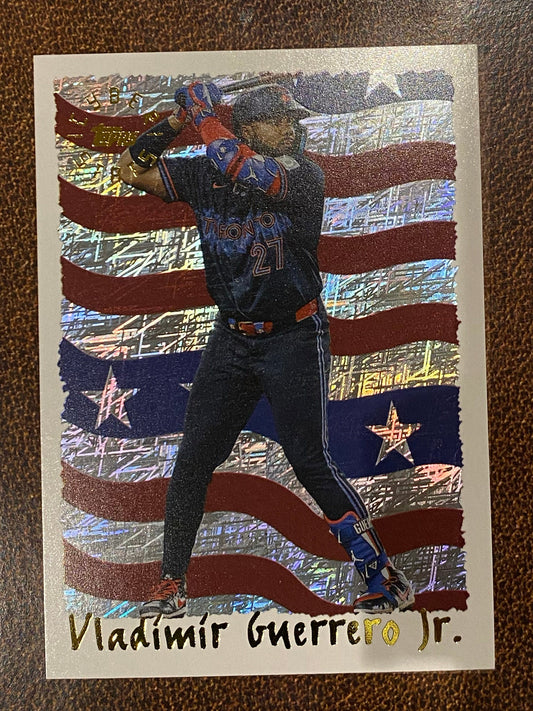 Vladimir Guerrero Jr. - 2025 Topps Archives - Cyberstats Insert - Blue Jays