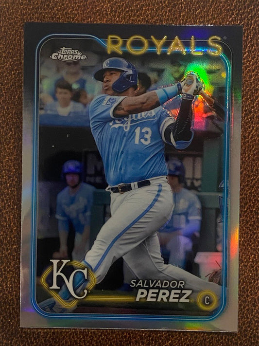 Salvador Perez - 2024 Topps Chrome - Refractor - Royals