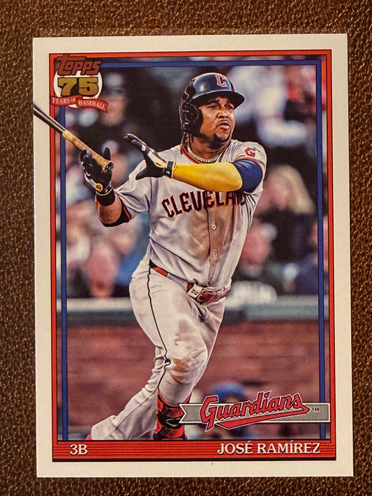 Jose Ramirez - 2026 Topps Series 1 - 1991 Insert - Guardians