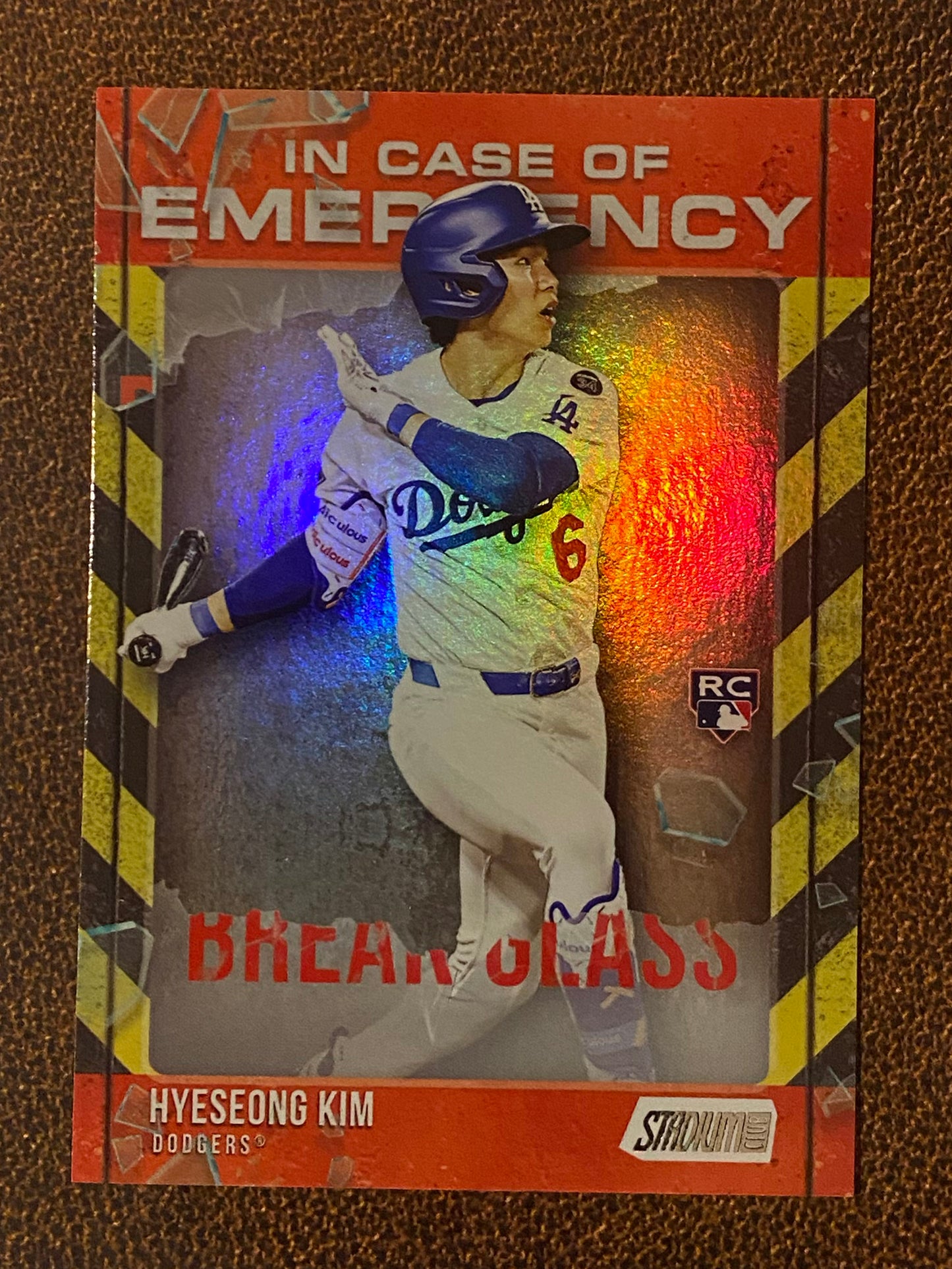 Hyeseong Kim - 2025 Topps Stadium Club - Break Glass Insert - Dodgers