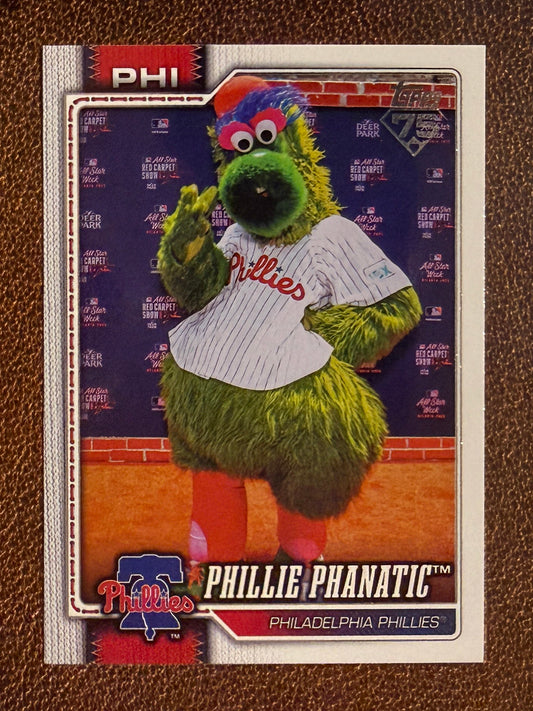 Phillie Phanatic - 2026 Topps Series 1 - Mascots Insert - Phillies