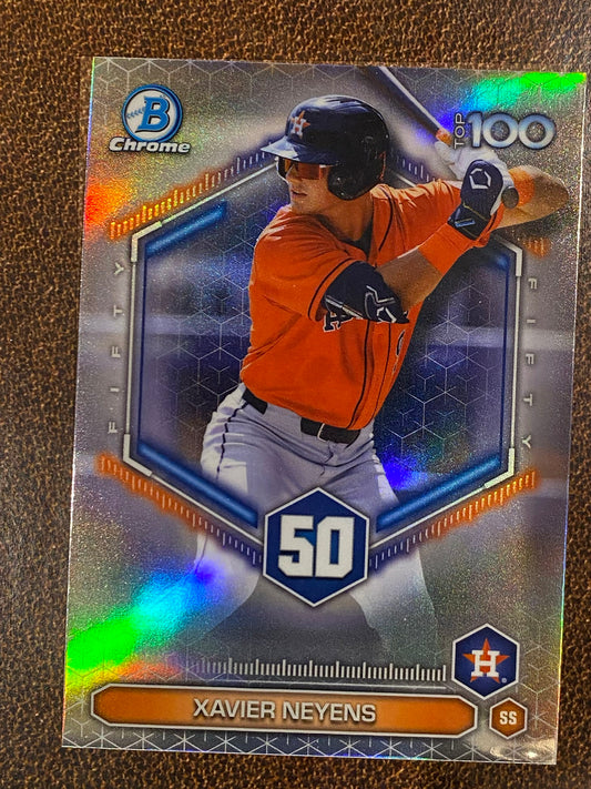 Xavier Neyens - 2026 Bowman - Scouts Top 100 Insert - Astros