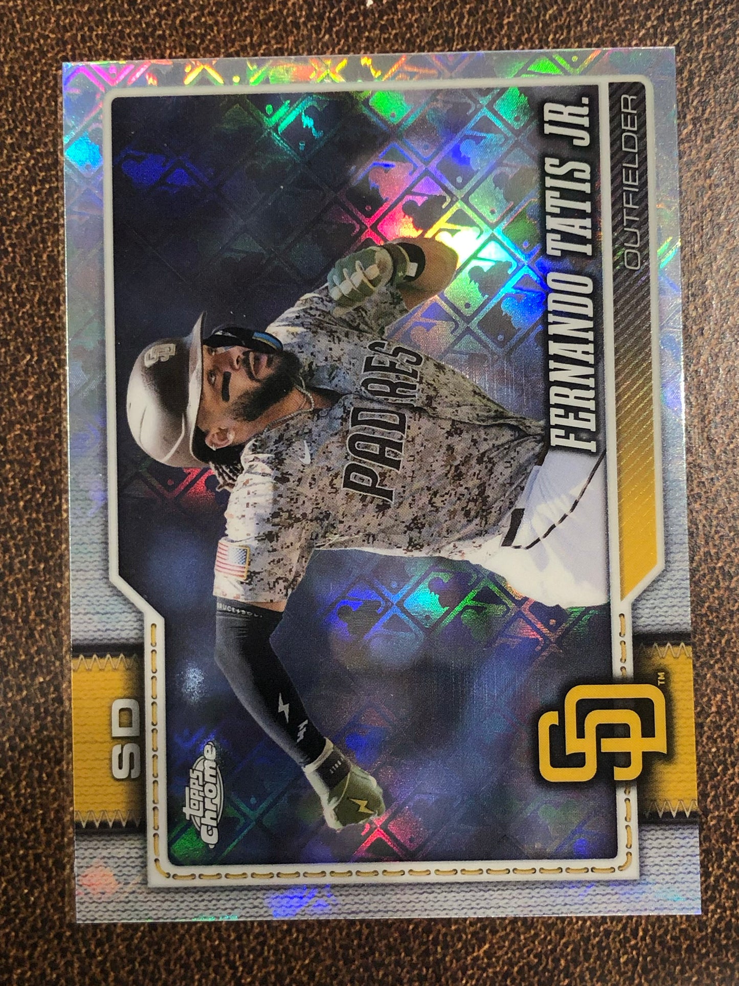 Fernando Tatis Jr. - 2026 Topps Chrome Logofractor - Base Logofractor - Padres