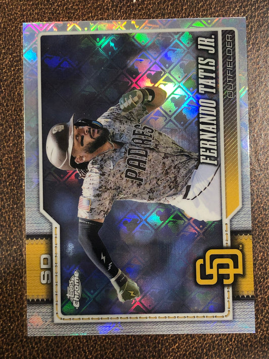 Fernando Tatis Jr. - 2026 Topps Chrome Logofractor - Base Logofractor - Padres
